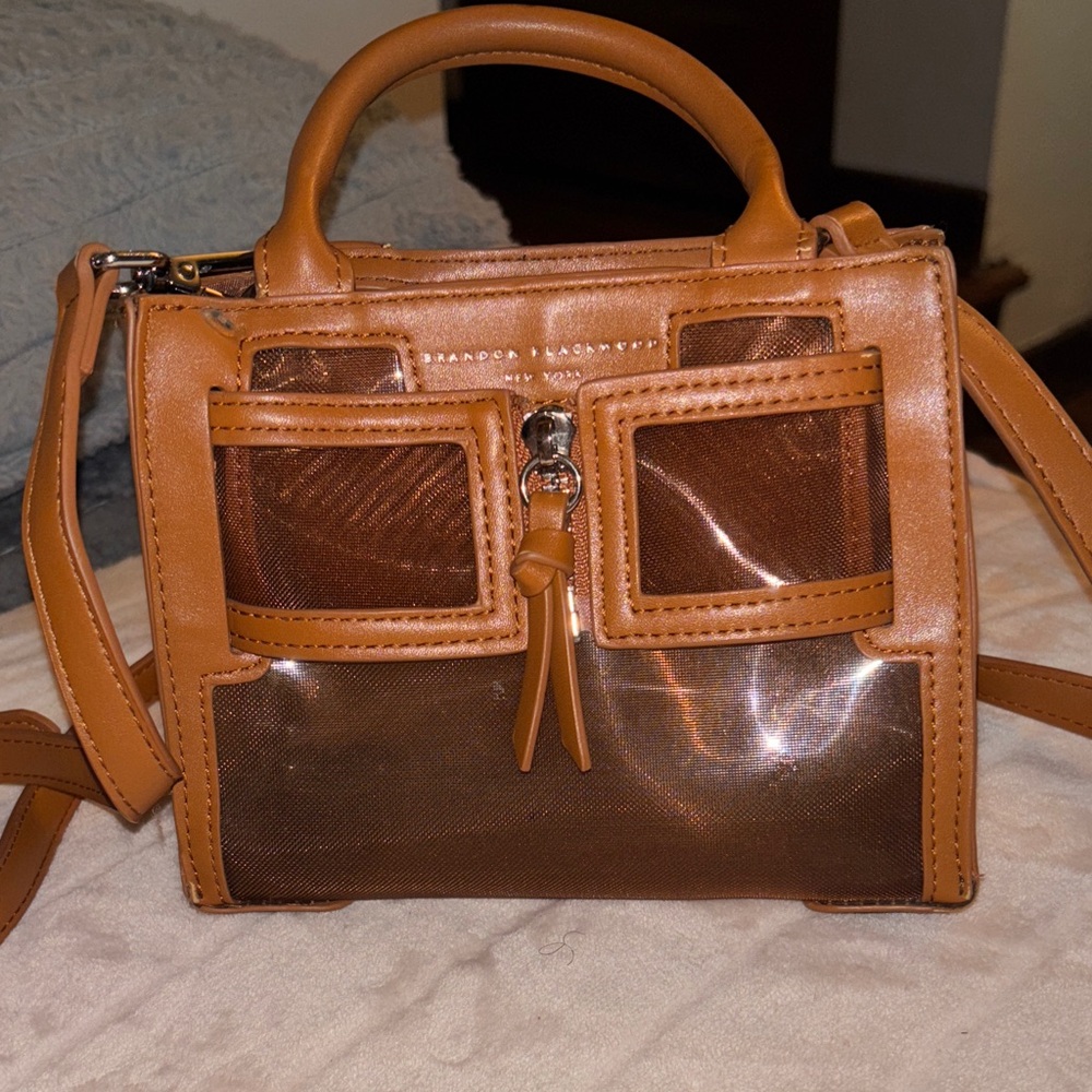 Brandon Blackwood Brown Transparent Mini Bag